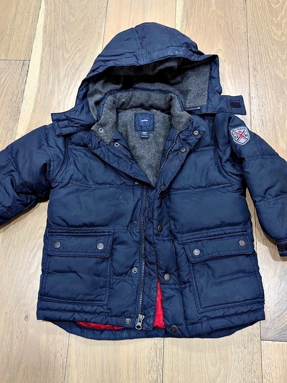 Baby Gap Girls Blue Puffer Jacket Size 5 years